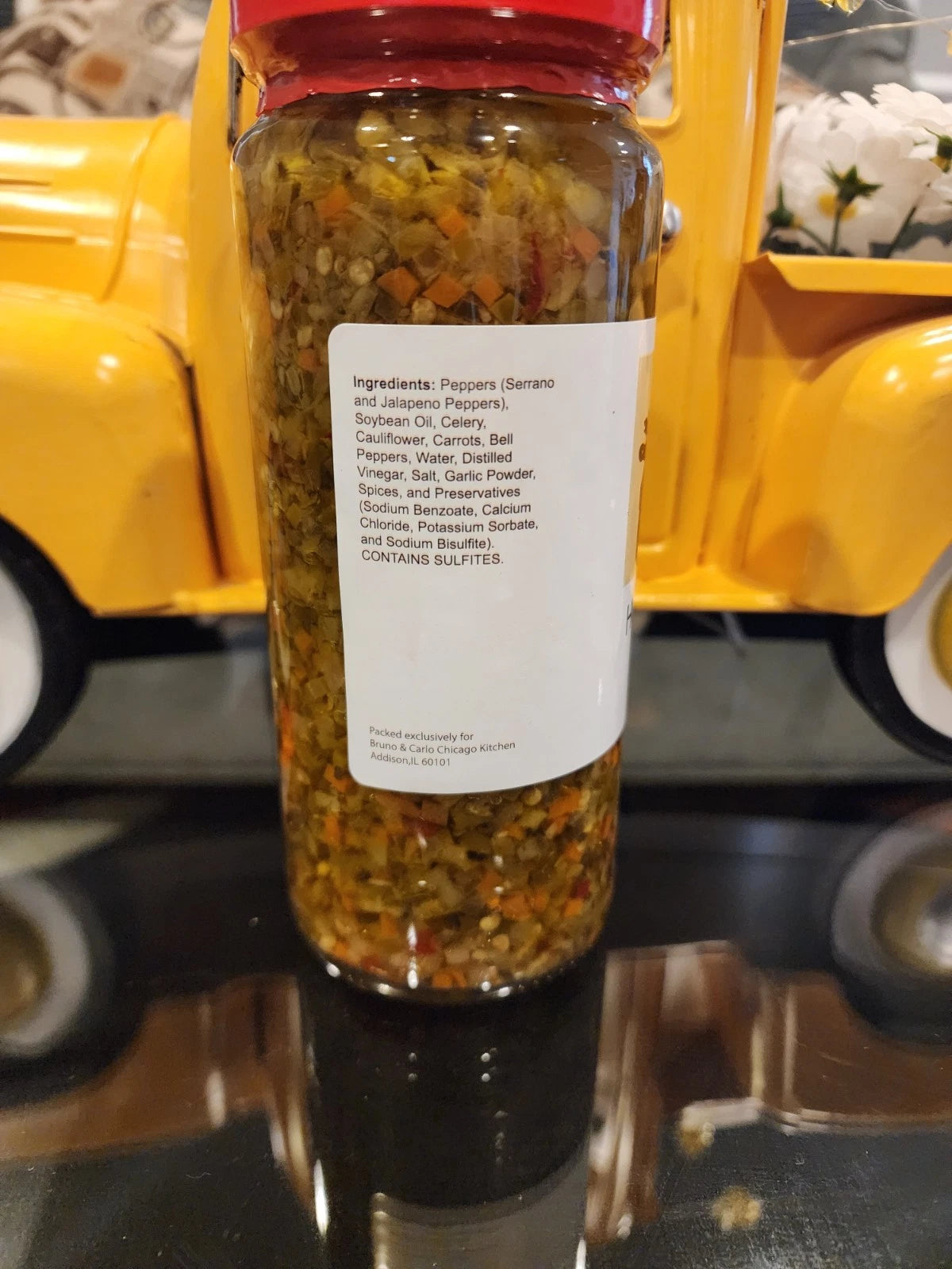 HOT 🔥 Giardiniera Relish Peppers 2 x 16oz Bottles